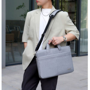 15 inch Laptop Bag For Men Waterproof Laptop Carrying Case Shockproof Shoulder Bag For Computer 30x40x5 cm