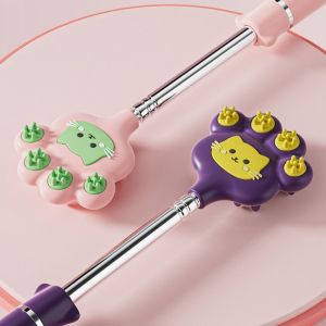DEER Adjustable Cat Paw Itch Scraper Double-sided Cute Cat Claw Itching Scratch Multipurpose Stretchable Back Massage Tool Back Massage