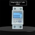 Công tơ điện tử có RESET 1 pha 220V-60A Nakasi - đồng hồ đo công suất tiêu thụ Kwh. 