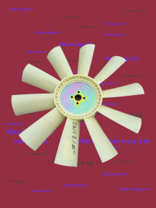 Cánh quạt 10 cánh cổ trong 28 phủ bì cánh 52 lắp cho xe ô tô quạt tán nhiệt két nước xe ô tô máy móc công trình các loại