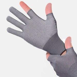 EODKUS Thin Summer Windproof Ridding Gloves Climb Mountains Driving Half Finger Gloves Non-slip Mittens Men Elastic Gloves Nylon Gloves
