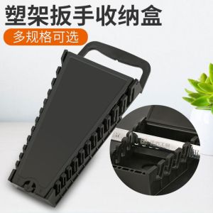 NEXTYOO Khe cắm cờ lê riêng lẻ Giá đỡ dụng cụ cờ lê Có tay cầm để xách 12 Khe Cắm Giá đỡ cờ lê đa năng Cấu trúc kẹp chắc chắn Giá đỡ cờ lê dành cho cờ lê kết hợp và cờ lê có cơ chế siết tự động