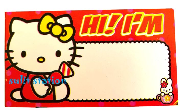 10pcs HELLO cat KITTY THEMED PARTY NAME ID LABEL TAG STICKER GIVEAWAYS SOUVENIRS FAVORS NEEDS DECORATION DECOR SUPPLY PRIZES Lazada PH