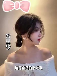 【Ship in 24H】【Ready 】马尾假发女长卷发慵懒甜酷双马尾仿全真发绑带式皮筋低扎自然微卷 Wigs Braids Ponytails Wig Pieces