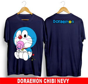 KAOS DORAEMON DEWASA DAN ANAK NOBITA COTTON 24s