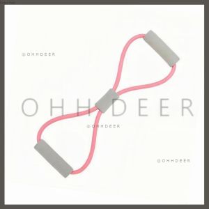 OHHDEER 8-Shape Gym Yoga Tension Exercise Resistance Band Rope Strength Training Fitness Tool for Arms Chest Expander