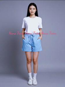 Quần Sọt Kaki Nữ Hàng Xuất Khẩu Lưng Thun Ảnh Chụp Thật Từ Sản Phẩm