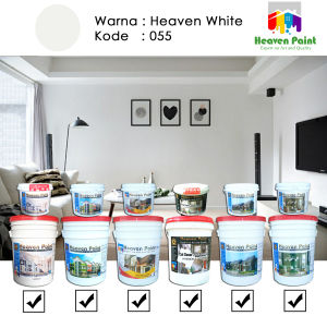 CAT TEMBOK INTERIOR & EKSTERIOR EASY CLEAN HEAVEN PAINT Isi 20 Kg