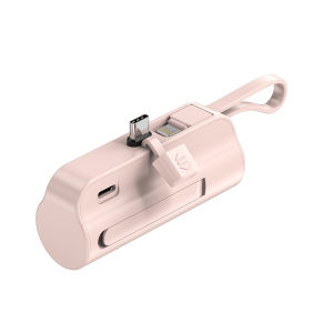 [SG Stocks] 2in1 Mini PowerBank 5000 mAh Type C/Lighting Fast Charging Portable Charger For Apple/Samsung