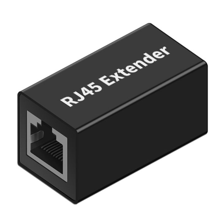 (HFJU) RJ45 to RJ46 Adapter Network Extender for CAT5E CAT6