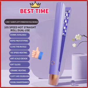 【Fast delivery】XIAOMl Volumizing Hair Iron Fluffy Corn Curler  Corrugated Hair Crimper  Negative ion Fluffy Hair Flat Iron Hair Styling Tools