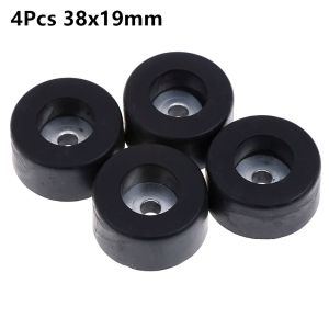 VIVAZ 4Pcs Base Speaker Feet Pads 38x19mm Rubber Cushion Feet with Iron Sheet Damper Pad