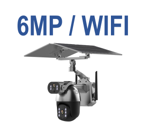 7-STAR* Q5MAX Solar 6MP WIFI 6 / 4G Sim Card UHD 2592P Dual Lens Dual Screen View with 6+6W Solar Panel Wireless CCTV PTZ IP Camera (i-Cam+)[Order Model: Q5MAX WIFI Q5MAX 4G]