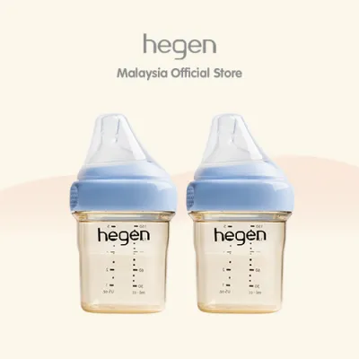 Hegen PCTO™ 150ml/5oz Feeding Bottle PPSU (2-pack) Blue