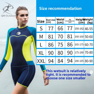 Hisea 3MM/1.5MM diving suit women wetsuit