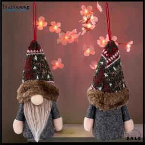 [liujinpeng] Christmas Faceless Doll Gnome Glowing Christmas Ornament Plush Dwarf Home Decorations New Year Novelty Gifts Party Decor