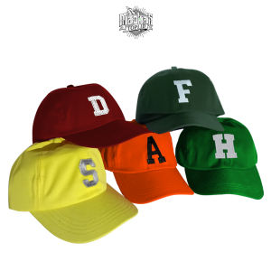 TOPI BASBAL anak Topi Anak INISIAL A-Z DI BORDIR