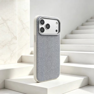 Tech Woven Canvas Magnetic Phone Case for iPhone 18 17 Pro 16 17Pro Max Cover For Magsafe Wireless Charging Original Matte Shell