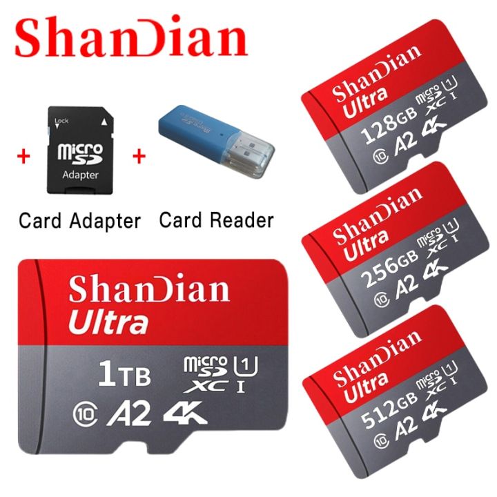 🎊【original+24h Ship+COD】FREE Shippin High Speed Micro Memory Card 128GB 256GB Mini sd card class