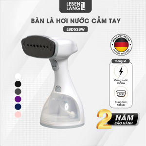 Bàn ủi hơi nước cầm tay LEBENLANG LBD528 công suất 1500W-300ml kèm 2 đầu chải - hàng chính hãng
