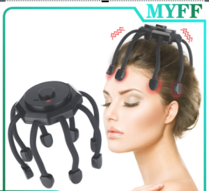 Massager Electric Massager Rechargeable Head & Back Four rotating massage heads relieve tense muscles tension and stiff scratches