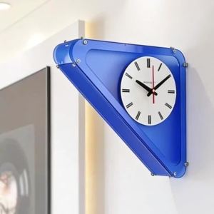 xpkQ Simple Wall Clocks Unique Triangular Acrylic 90-degree Corner Transitions Wall Modern Creativity Living Room Home Decoration B8T9H