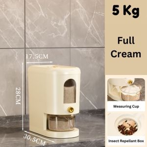 *Local Seller* Rice Auto Dispenser Storage Container with Measuring Cup Kitchen Organizer