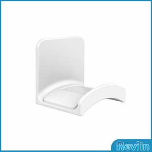 R.E. ตะขอแขวนหูฟัง แป้นติดทรงเหลี่ยม สําหรับโต๊ะคอมพิวเตอร์ ตะขออเนกประสงค์ Earphone hook