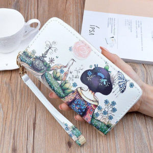 Ví nữ dài cầm tay với hoạ tiết mới lạ và sang trọng nhiều ngăn tiện dụng chất liệu da trơn cao cấp và bền đẹp NEW-0053