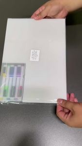 [MS]TYU368 แผ่นจดบันทึกแม่เหล็กอะคริลิคใสกระดานข้อความแผนรายเดือนการตกแต่งตู้เย็นแม่เหล็กบอร์ดแผนแม่เหล็ก