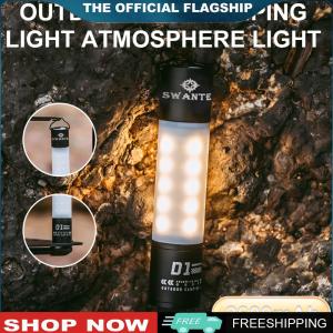 【NEW】 LED Camping Light 2600mAh Outdoor Camping Light 350LM Camping Flashlight IPX4 Waterproof Last Up To 7H Battery Operated for Fishing Hiking