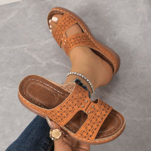 Free Shipping WomenS Wedge Sandals New Summer Styles Plus Sizes Casual Open-Toe Roman-Style Sandals Open-Toe Roman-Style Sandals