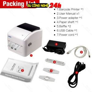 Máy in tem nhiệt Xprinter XP-420B In Đơn Hàng TMĐT máy in nhãn mini nhỏ gọn công nghệ in nhiệt không dùng mực tiết kiệm 30% chi phí