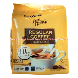 Key Coffee 10cups Jet Brew Regular Coffee Kopi Bubuk Filter Model Saring Kopi Sachet Halal Keycoffee Jetbrew Filters Saringan