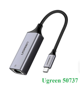 Cáp chuyển đổi USB-C/ USB-C & USB-A sang cổng mạng LAN 1Gbps RJ45 UGREEN CM199 - Khả năng tương thích rộng chất liệu hợp kim tản nhiệt tốt - Hàng phân phối chính hãng - Bảo hành 18 tháng 1 đổi 1 | 50737 15638