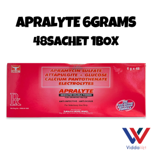 Apralyte Powder 6g for Animals Supplement for Digestive Health and Immune Function Apralyte powder apralyte for pigs
