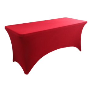 MIRELINA Universal High Stretch Tablecloth Elastic 4/6FT Rectangular Table Cloth Black Washable Bed Cover Wedding Party