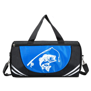 Fishing Rod Bag Large Capacity Portable Fishing Gear Bag Shoulder Crossbody Tackle Bag Cylinder Storage Bag