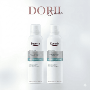 Combo 2 xịt khoáng dưỡng ẩm Eucerin Hyalruon Mist Spray Sensitive Skin dành cho da nhạy cảm 150ml/chai