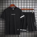 Drifit Simple and breathable Fashion Korean Casual Terno For men T-shirt & Short Trend Suit unisex. 
