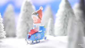 Mystery GUMON Winter Wonderland Series Blind Toys Caixa Misteriosa Mistery Kawaii Desktop Model Ornaments Girls Gift