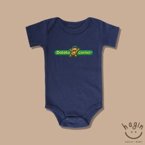 Haginbaby Food Themed Potato Corner Milestone Monthsary Baby Onesie 100% Cotton Romper