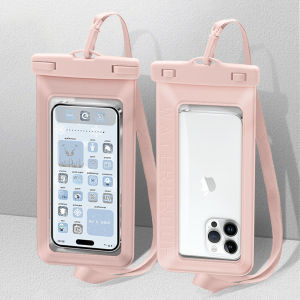 Waterproof Phone Pouch PVC Outdoor Swim Bag Poach Anti Lost with Air Case  Universal Transparent Touchable