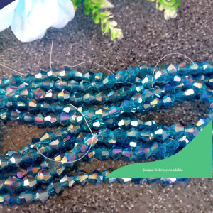 Manik kristal ceko lancip kerucut 6mm berbagai macam warna