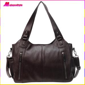 【NEW】 Chic Women PU Leather Shoulder Bag Featuring Multi-Compartments for Work Travel and Everyday Use in Elegant Colors