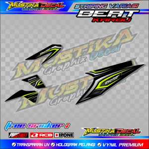 STRIPING VARIASI HONDA BEAT KARBU / STICKER LIST VARIASI MOTOR BEAT LAMA