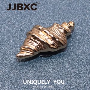 Phụ kiện giày kim loại JJBXC Charm khóa giày chéo phụ kiện giày màu sắc bộ sưu tập đá quý phụ kiện giày thời trang DIY