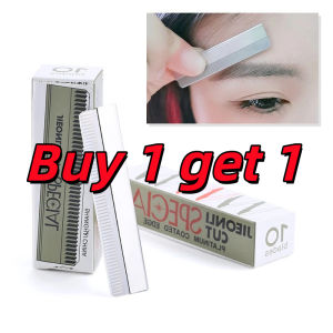【Buy 1 get 1 】20pcs eyebrow trimming blades stainless steel eyebrow trimming knife makeup
