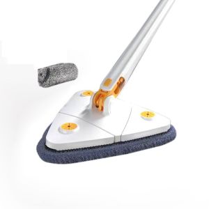 Automatic Self Wringing Triangle Spin Mop No Hand Wash Multifunctional Home Floor Cleaner Corners Edges
