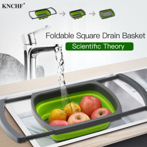 Vegetable Basket Space-saving Fruit Basket Folding Combining Non-slip Small Hole Kitchen Gadgets